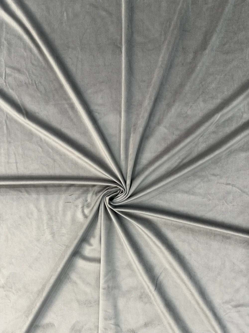 پرده آماده مخمل طوسی روشن - تصویر 5