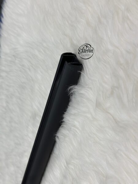 چوب پرده مینیمال هلندی مشکی