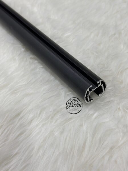 چوب پرده مینیمال ترک مشکی