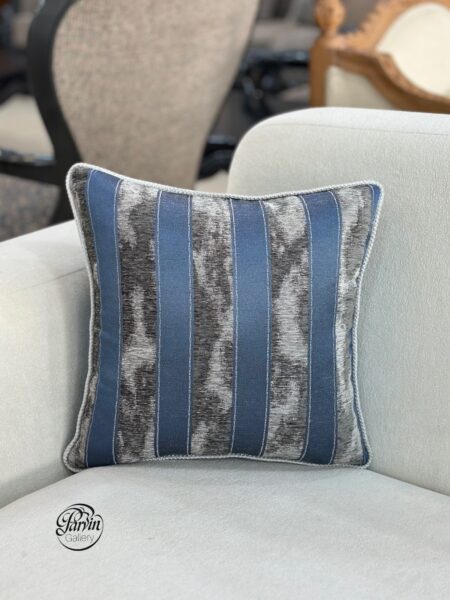 کوسن مربعی گلابتون ابی موازی