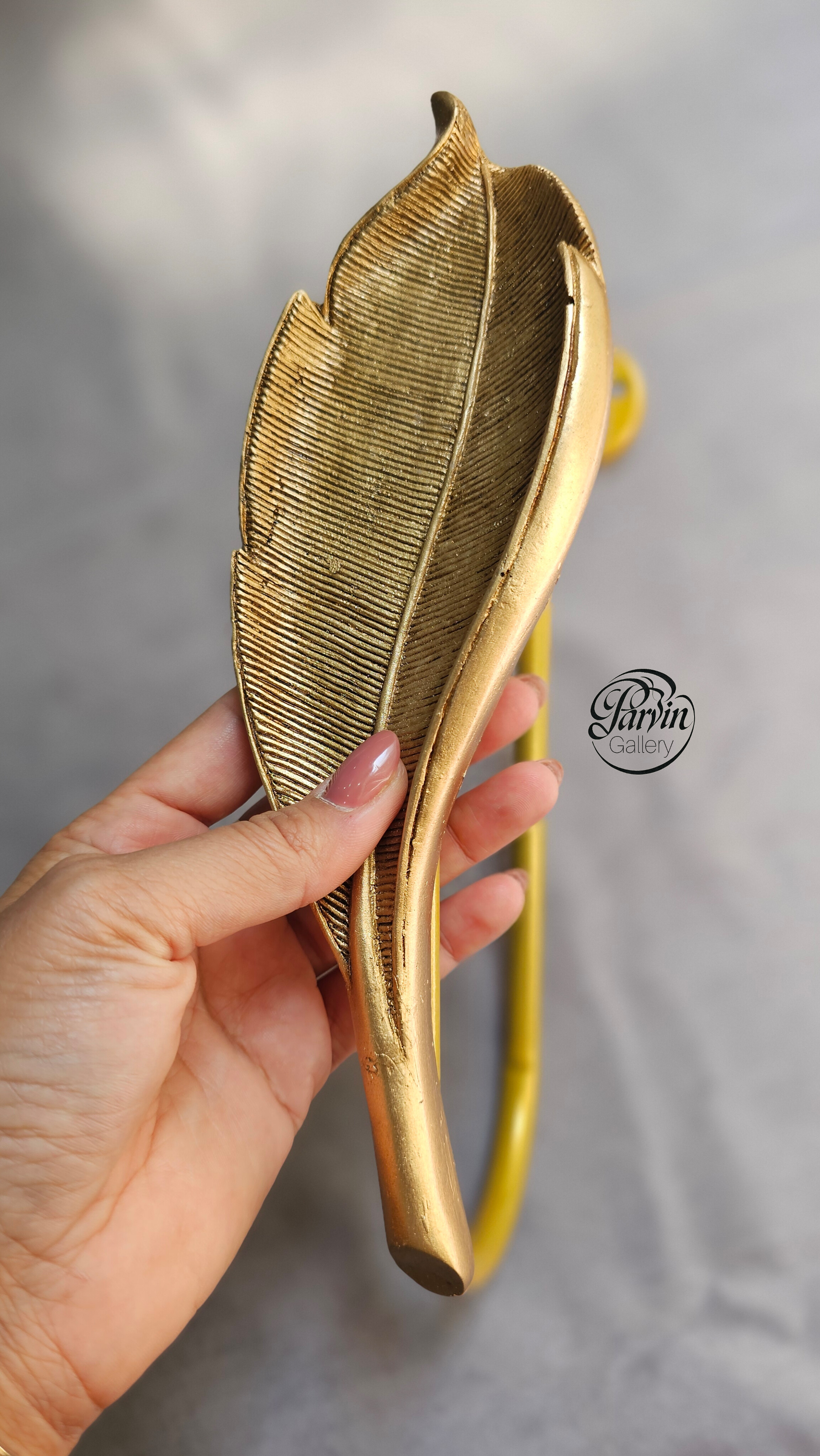 آویز پرده طرح برگ - تصویر 3