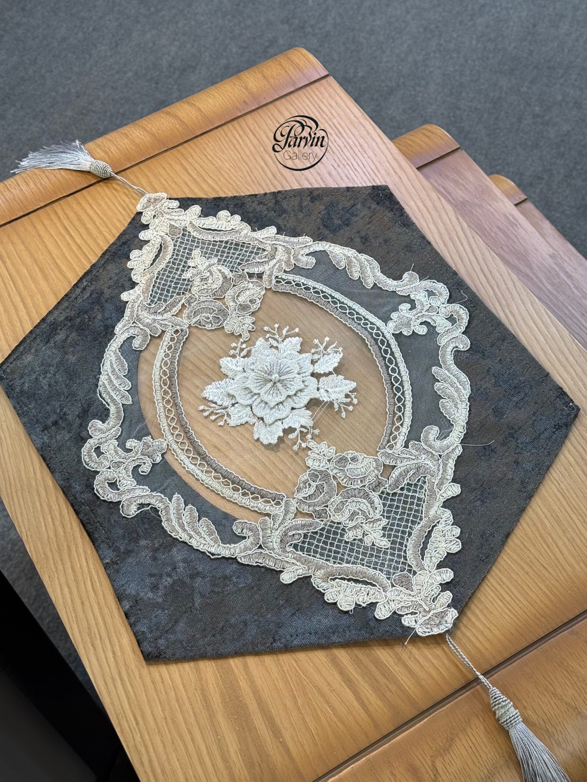 رانر طرح دانتل طوسی کد1015 - تصویر 2